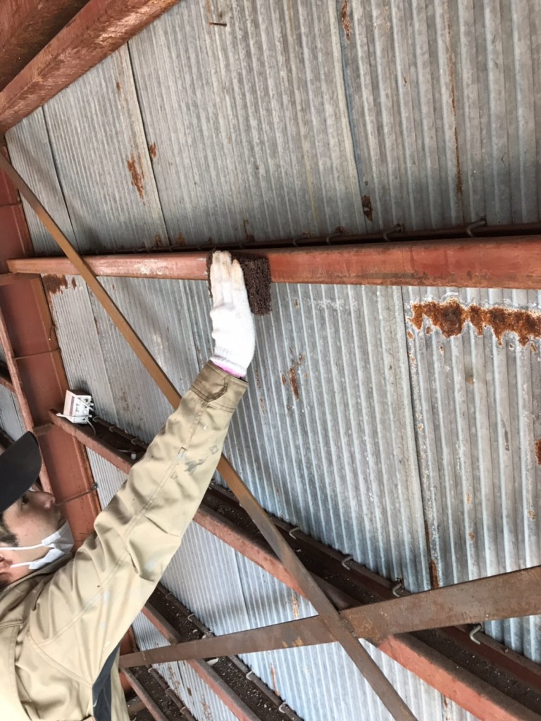 福島市の中古倉庫の鉄骨を錆止めを入れてウレタン塗装をしました, 56% OFF